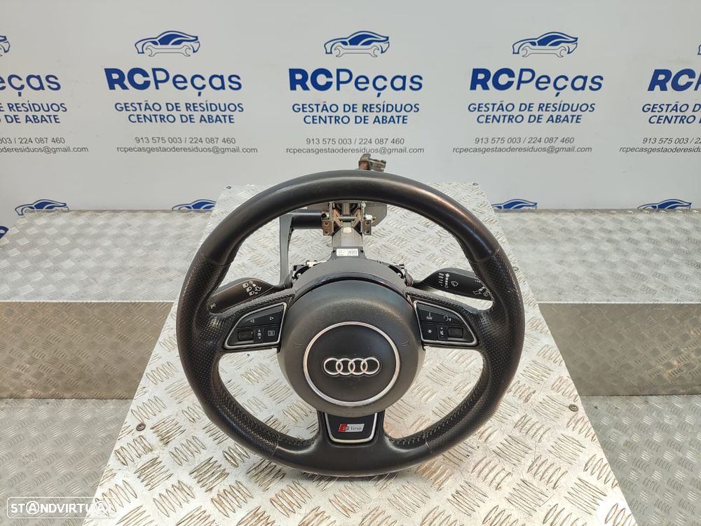Volante Completo Em Pele Perfurada Audi A1 8X S-Line SLine - 5