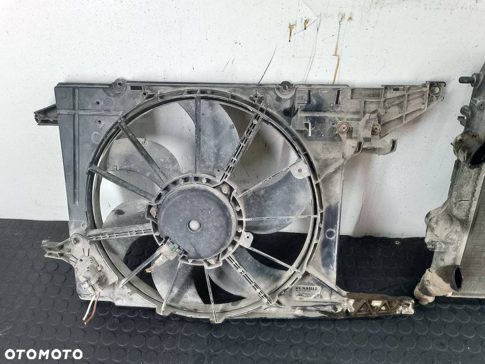 ZESTAW CHŁODNIC WODA KLIMA WENTYLATOR DACIA LOGAN 872256L 1.5 DCI - 11