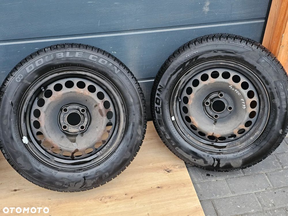 KOŁA FELGI STALOWE OPONY ZIMOWE 2022R 4x100 185/65/15 R 15 ET39 OPEL CORSA C D MERIVA A ASTRA H COMBO - 2