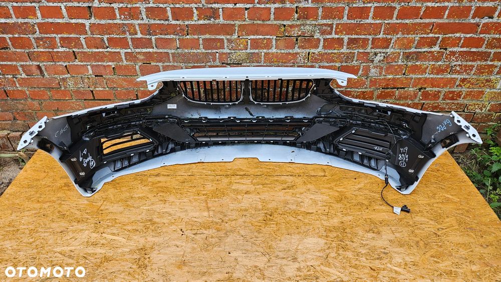 BMW 1 F52 Kompletny zderzak przód pod czujniki parkowania  Zderzak przedni 6x PDC CHROM NOWY 7384645 - 14