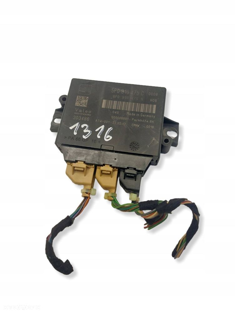 seat altea leon ii lift moduł sterownik pdc 5p0919475c - 1