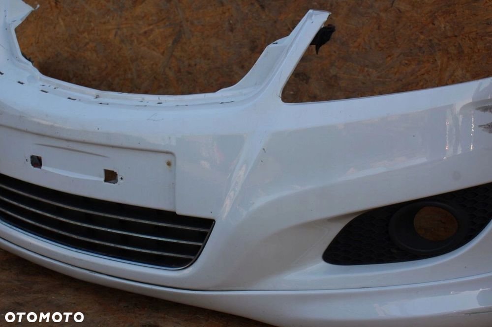 Zderzak przód przedni OPEL ZAFIRA B OPC oryginał 10U biały - 4