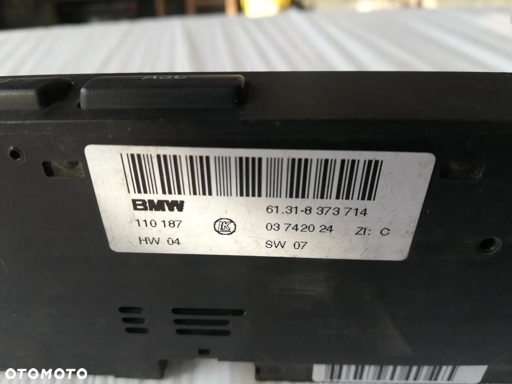 BMW E39 panel przycisk roleta elektryczna PDC ASC 8373714 - 3