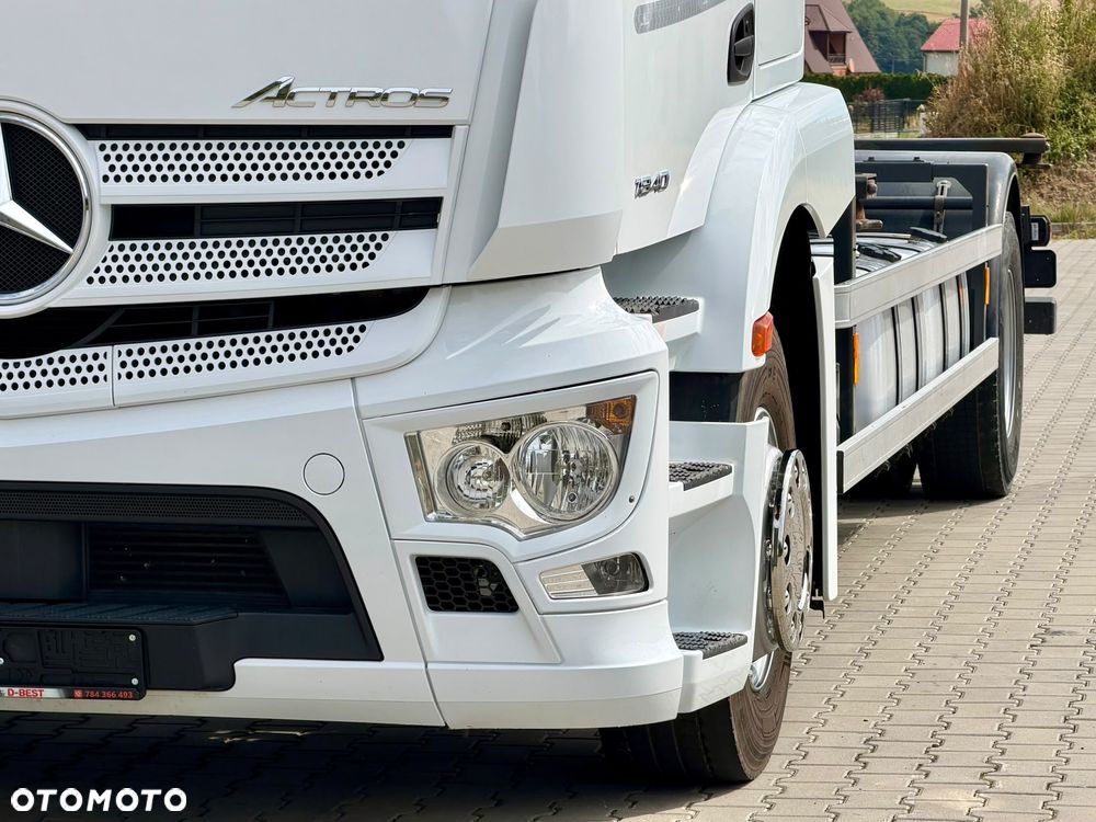 Mercedes-Benz ACTROS 1840 / RAMA DO ZABUDOWY / BDF / SYPIALKA / AUTOMAT / CAŁY NA PODUSZKACH / GLOB / 2022 ROK / DO ŻYWCA / BYDŁA / LAWETA / FIRANKA - 17