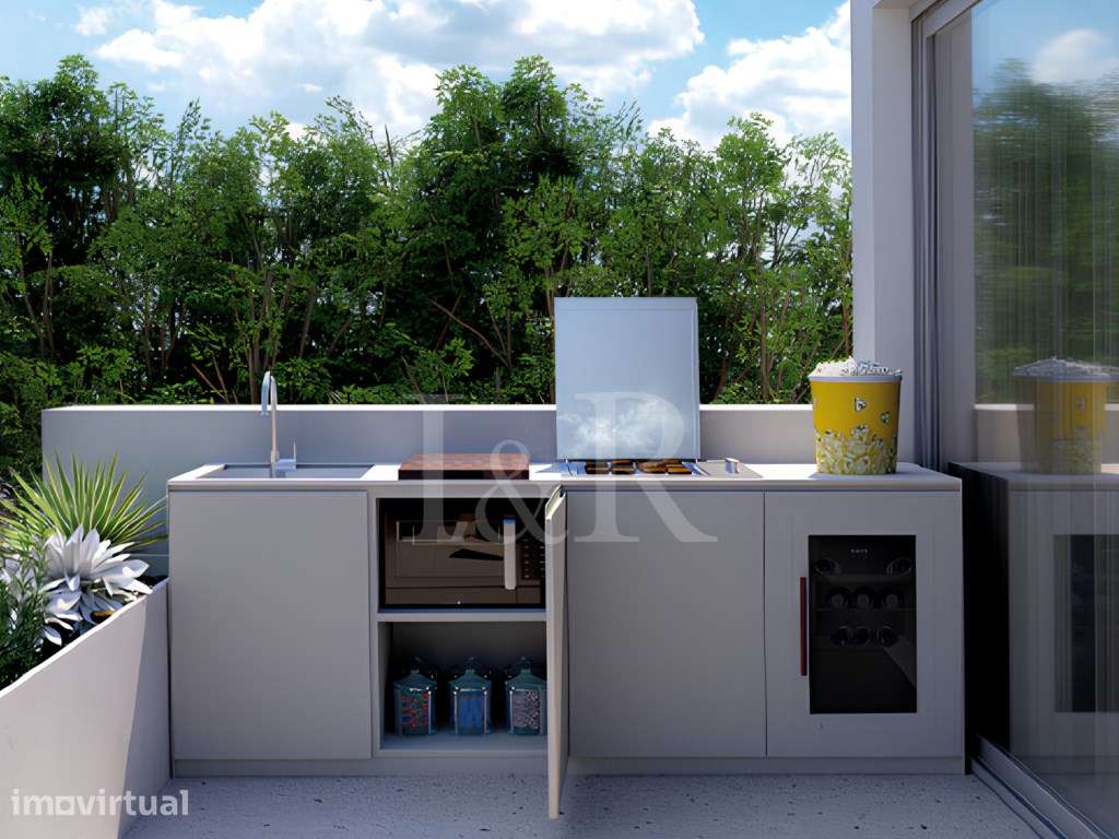 Villa T3+1 com piscina aquecida e áreas exteriores em Campo de Ourique - Grande imagem: 5/20