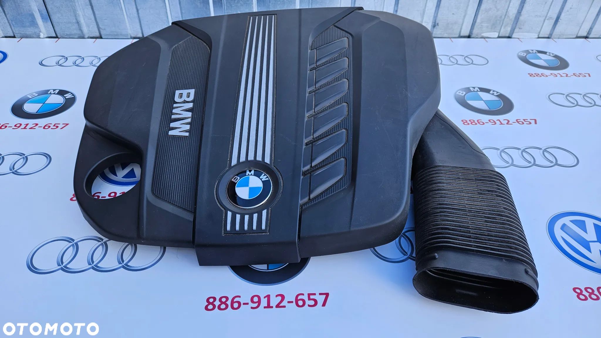 BMW X5 E70 LCI X6 E71 LCI 3.0D N57 Kompletna górna osłona silnika z dolotem filtrem 7812061 7812063 - 1