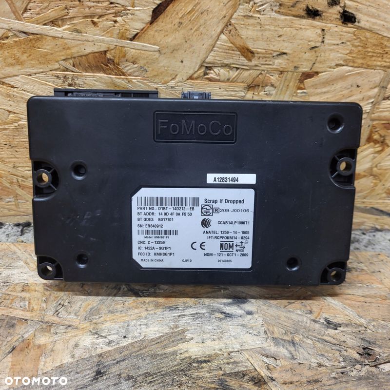 FORD FOCUS MK3 KOMBI HB 11-18R MODUŁ BLUETOOTH D1BT-14D212-EB - 1