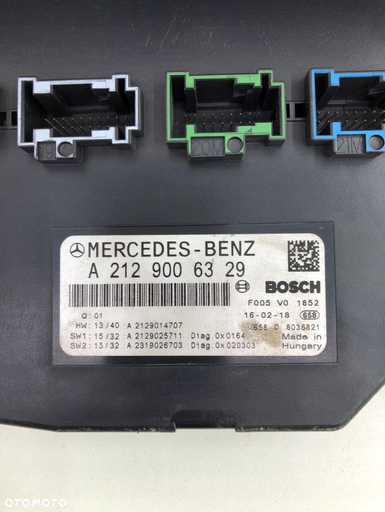 MERCEDES W212 LIFT MODUŁ STEROWNIK SAM A2129006329 - 2