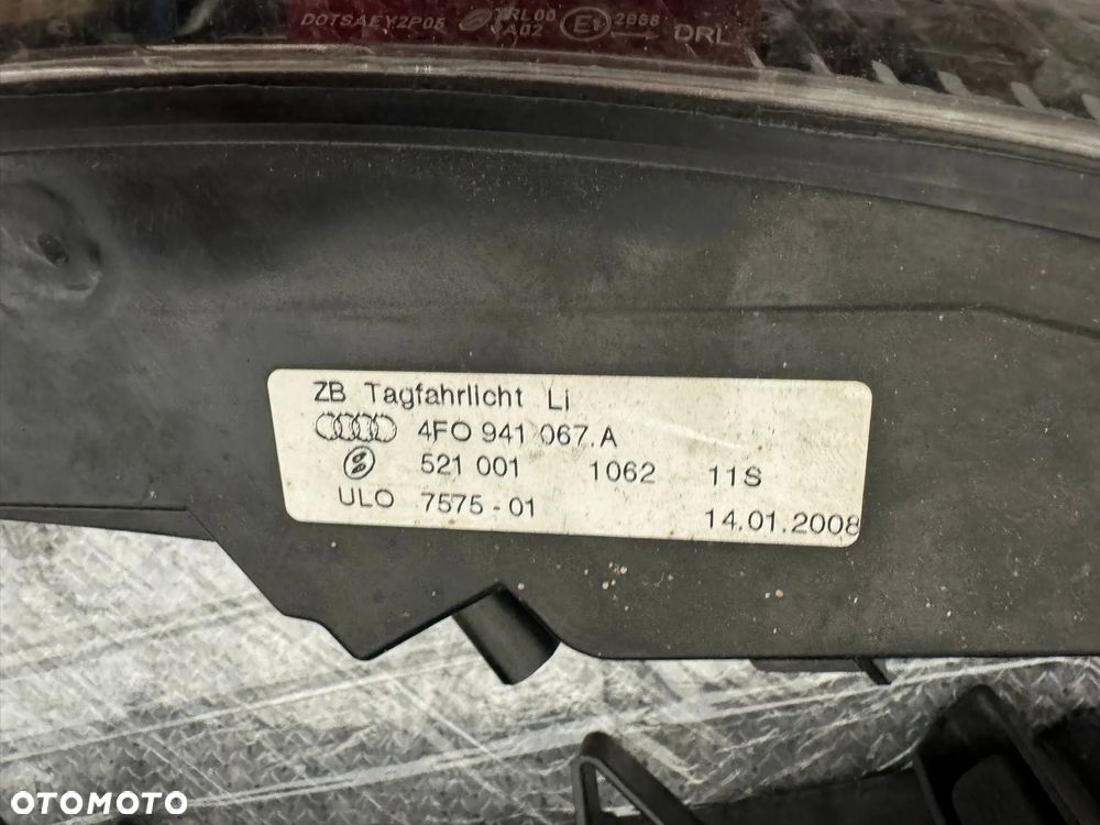 Audi S6 C6 4F lampa światła dzienne DRL - 5