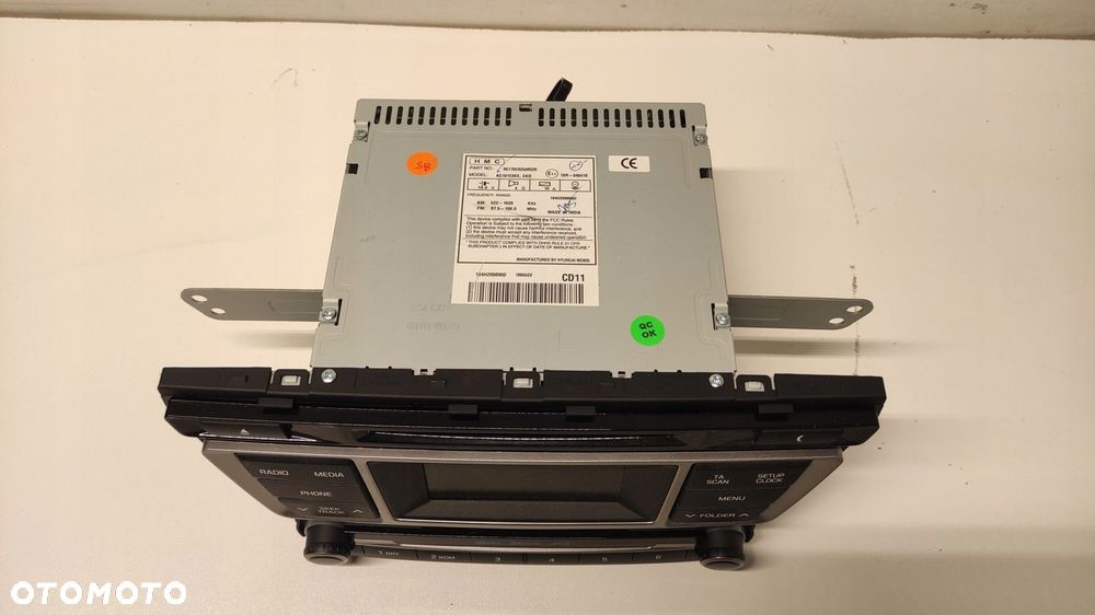 RADIOODTWARZACZ RADIO HYUNDAI I20 II 14-18 96170C8250RDR - 3