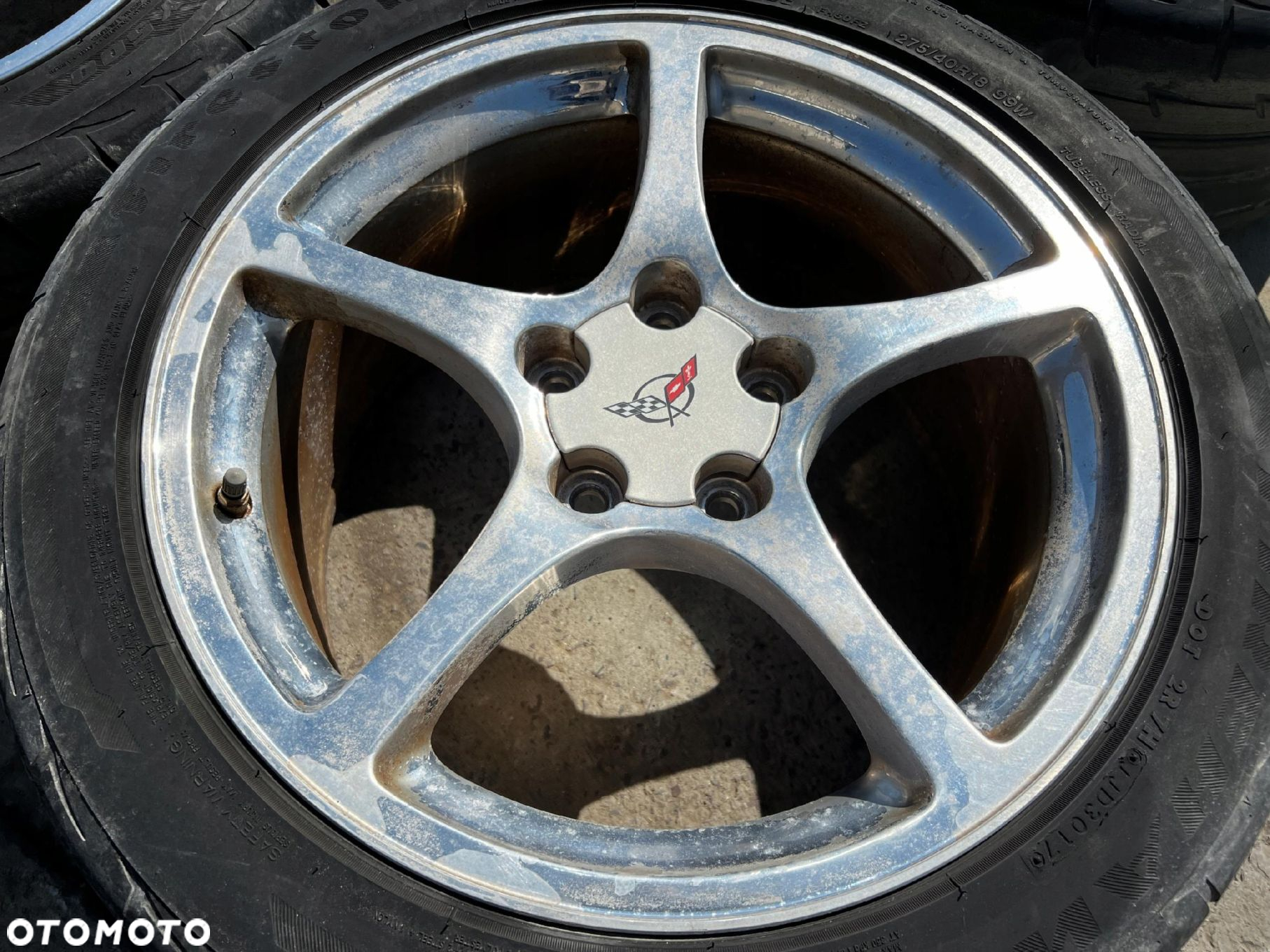 KOŁA FELGI OPONY LETNIE CHEVROLET CORVETTE C5 97-04 245/45 R17 275/40 R18 - 3