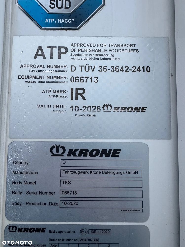 Krone Chłodnia ,Doppelstock ,Wynajem,  Carrier Vector 1550 - 35