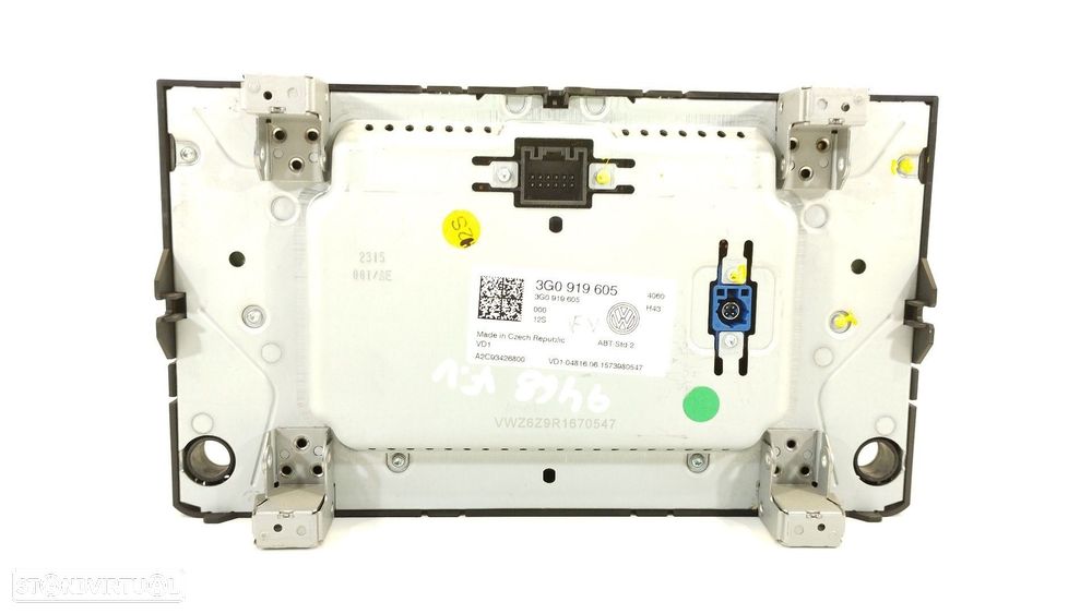 ECRÃ MULTIFUNÇÕES VOLKSWAGEN GOLF VII 2015 -3G0919605 - 1