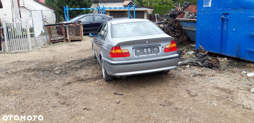 bmw e46 01- silnik 318i n47 dzwi maska klapa tył zderzak błotniki LAK SILBERGRAU METALIC - 3