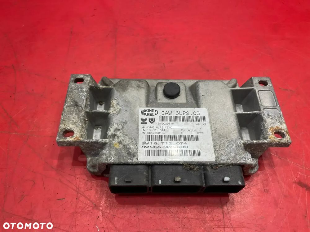 Sterownik komputer silnika Peugeot 9647498180 - 1