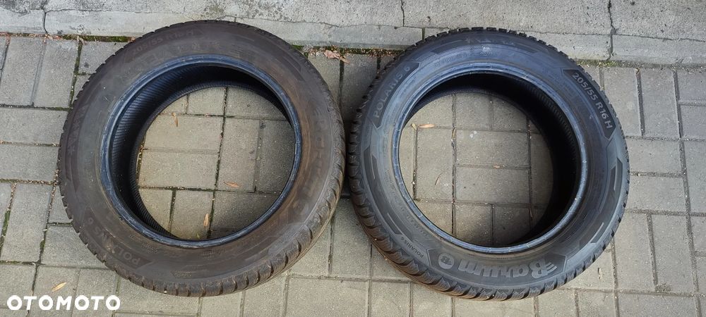OPONY ZIMOWE 205/55R16H BARUM POLARIS6 (1924) ZIMA 9mm PARA 2 SZTUKI - 3