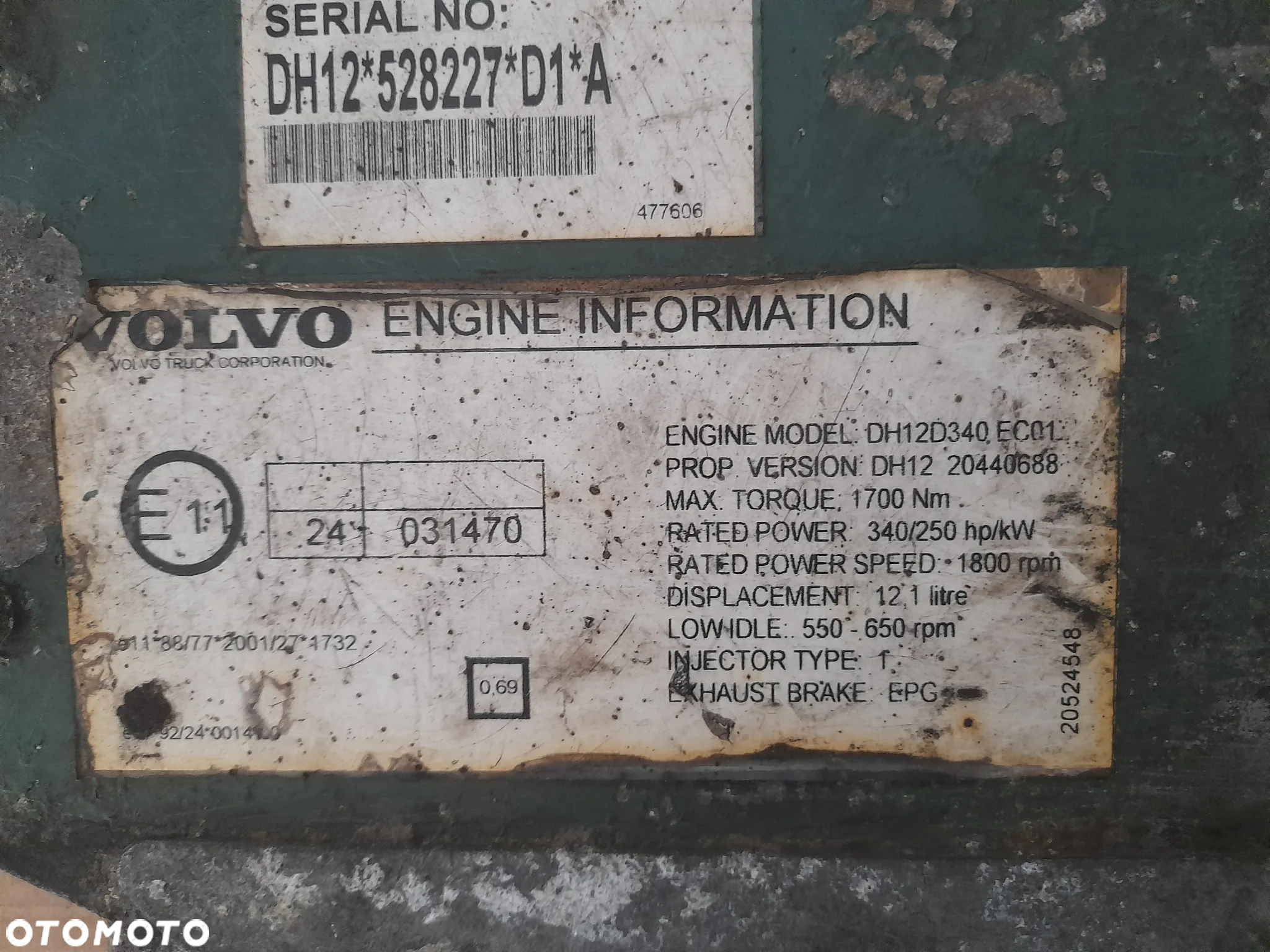 STEROWNIK KOMPUTER SILNIKA VOLVO B12 FH4 - 10