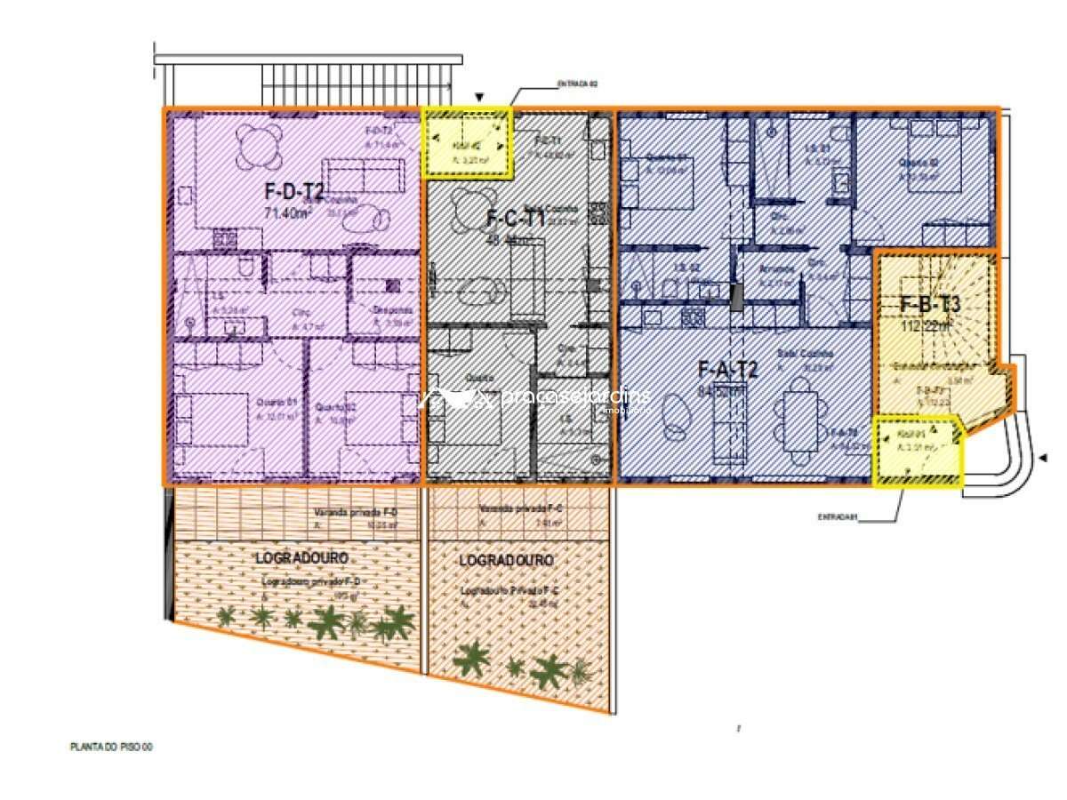 Prédio com 5 apartamentos T1, 2 apartamentos T2 e 1 apartamentoT3,... - Grande imagem: 5/21