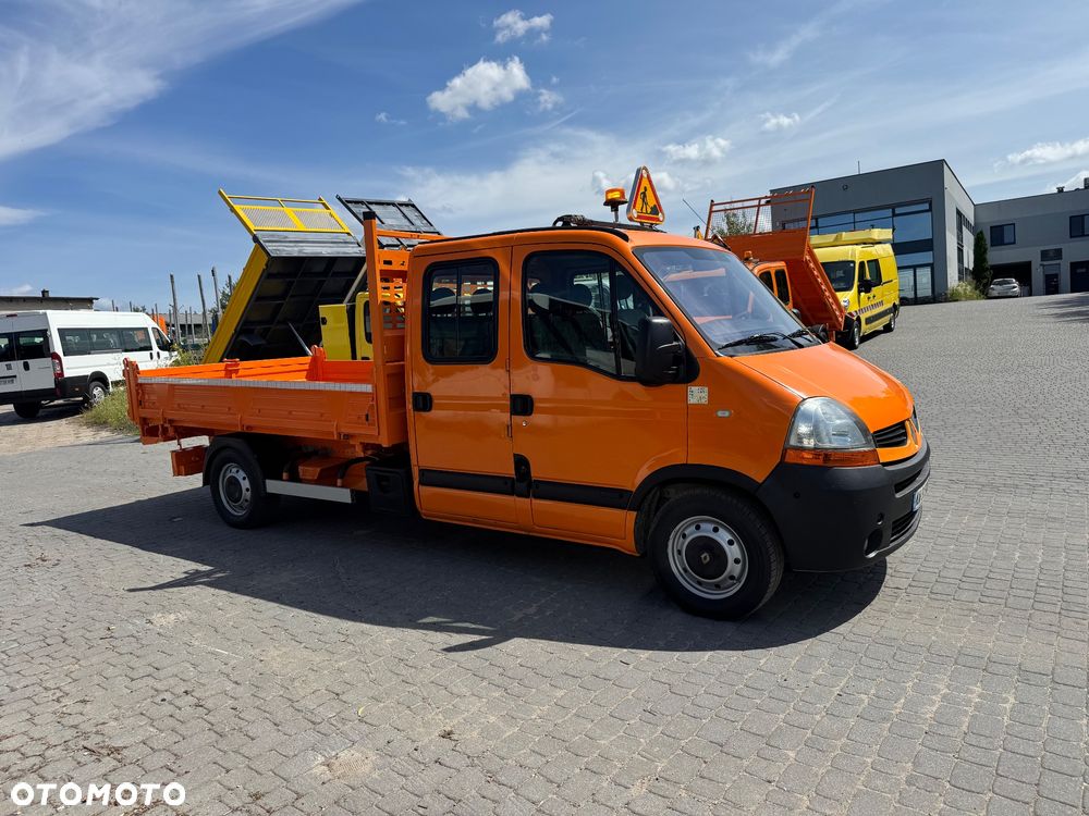 Renault Master Wywrotka 3 Stronna Klimatyzacja Brygadowka 7 Osób Doka 2010r. 2.5DCi Kiper I wł. Wywrot - 8