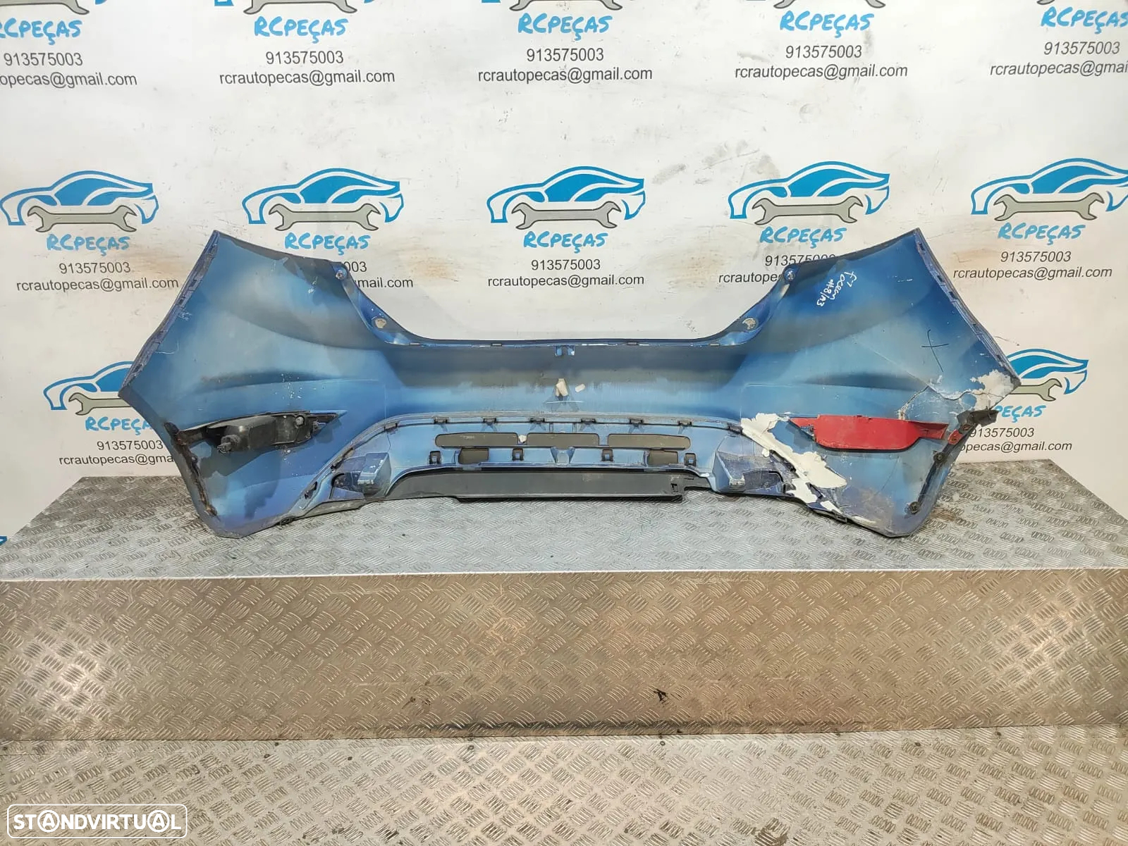 Parachoques Traseiro Original Ford Fiesta MK6 8A6117K823 2008 –  2017 - 7