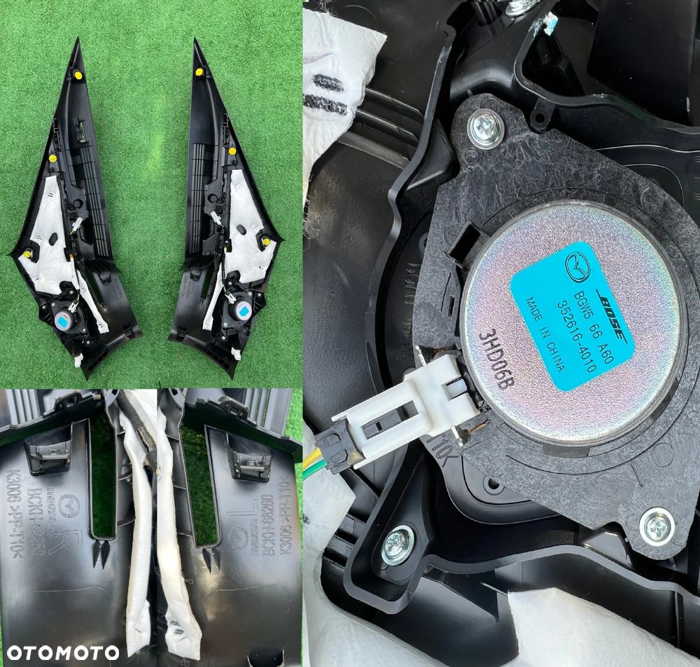 MAZDA 3 2018 2025 Plastik osłona słupka wnętrza wnętrze schowek półoś WSZYSTKIE części - 17