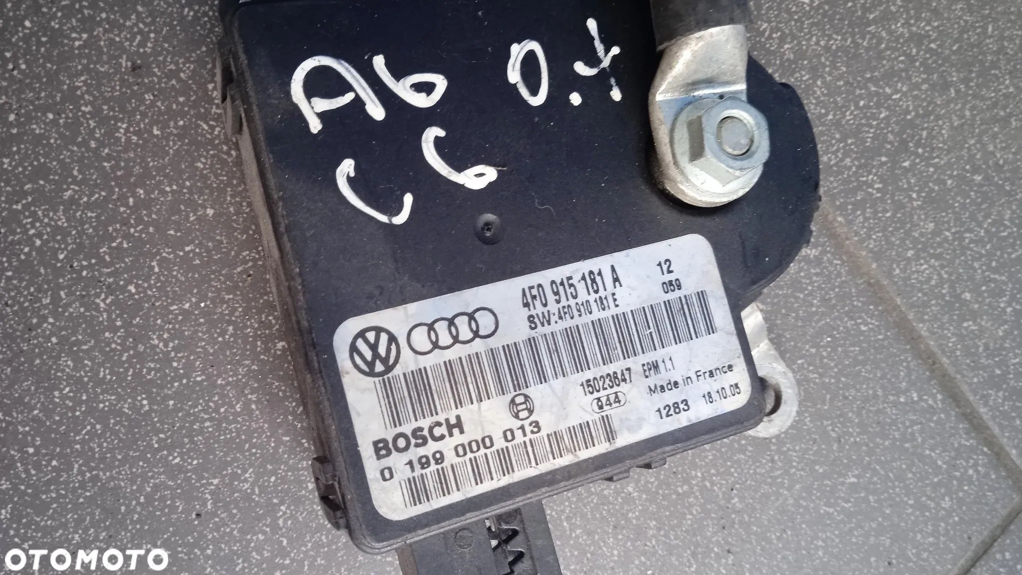 Moduł sterownik akumulatora Audi A6 C6 4f0915181a - 1