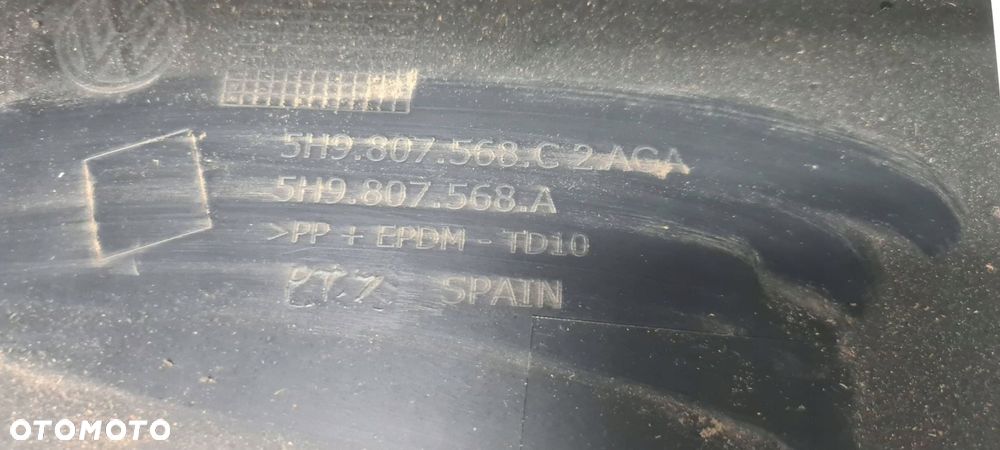 vw golf viii 8 kombi zderzak tył 4 x pdc ładny prosty chrom - 12