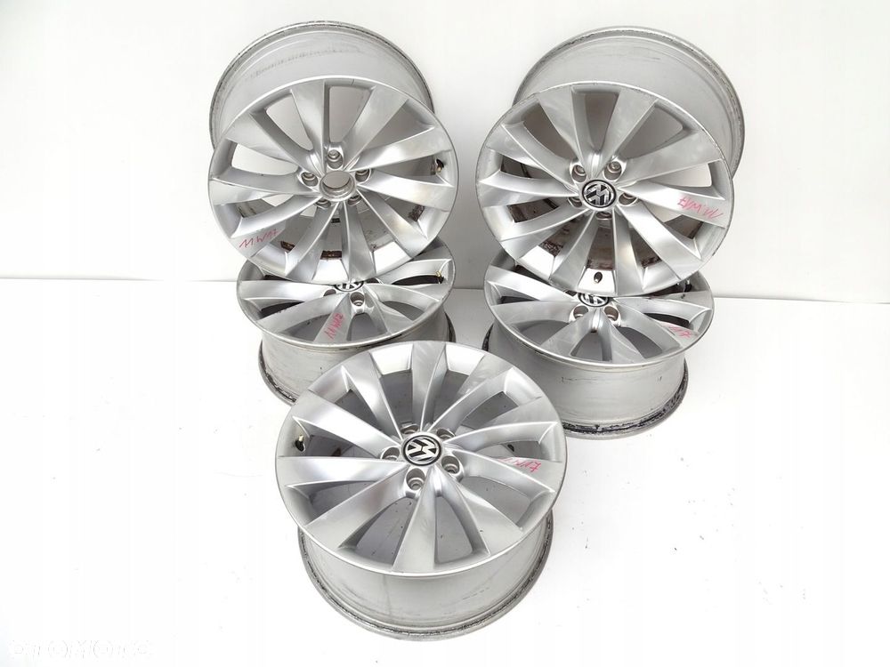 ALUFELGI 18 5x112 VW SCIROCCO III 1K8 PASSAT CC GT B7 3C8601025D ET41 5 SZT - 2