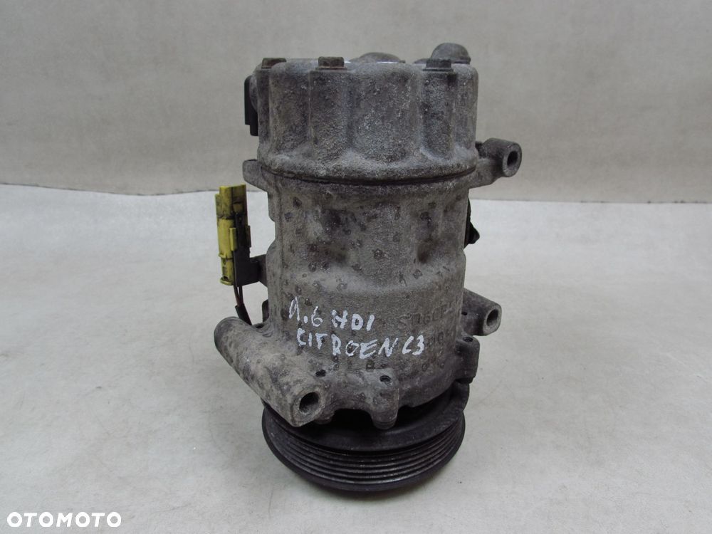 CITROEN C3 09-16 KOMPRESOR SPREZARKA KLIMATYZACJI SD6CBCF - 4