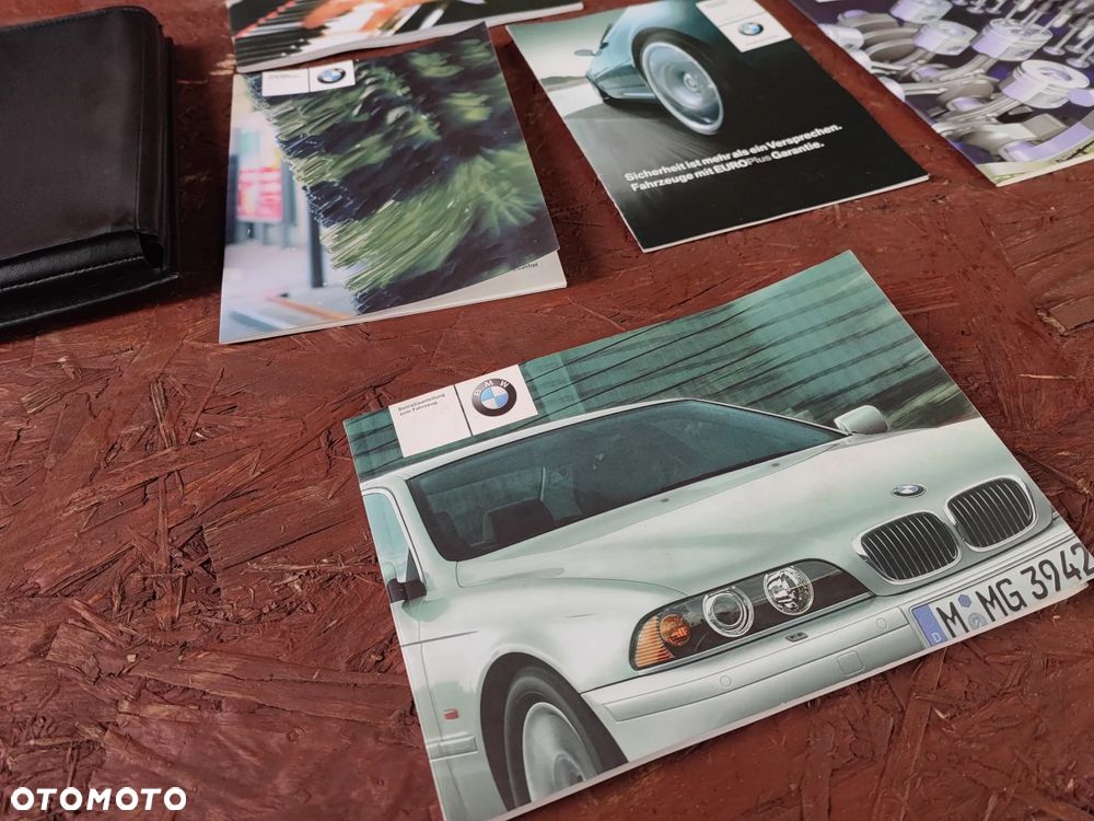 BMW E39 ORYGINALNY KPL. DOKUMENTÓW / INSTRUKCJE OBSŁUGI + POKROWIEC NA DOKUMENTY O NR. 9 789 718 OEM - 11