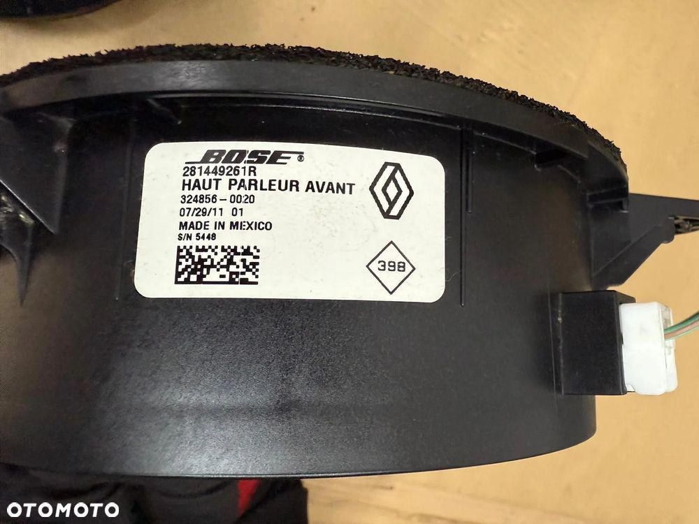 RENAULT SCENIC III GŁOŚNIKI BOSE WZMACNIACZ SUBWOOFER 281313216R 280632795R - 4