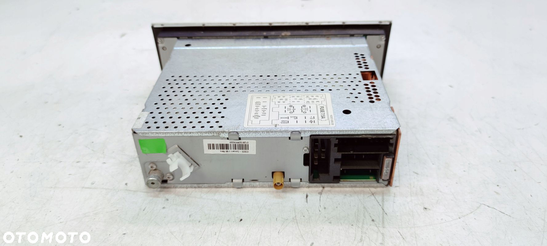 RADIO AUDI CONCERT AUDI A4 B7 CHROM 8E0035186AA - 6