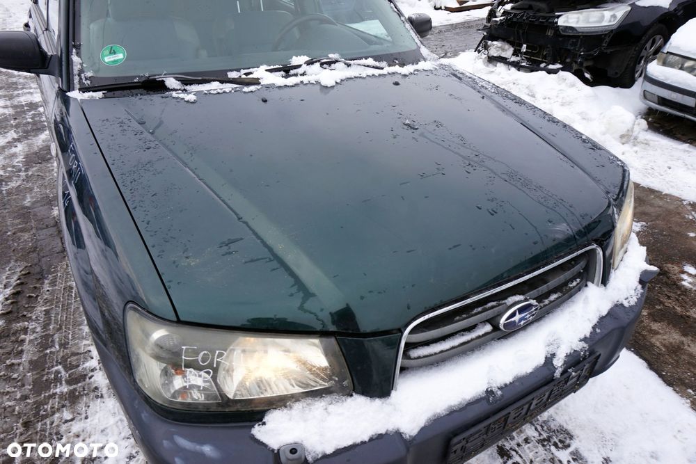 MASKA ZDERZAK BŁOTNIKI LAMPY FORESTER II SG 2J4  SUBARU 2002-2006 ZIELONY PRZÓD KOMPLETNY - 4