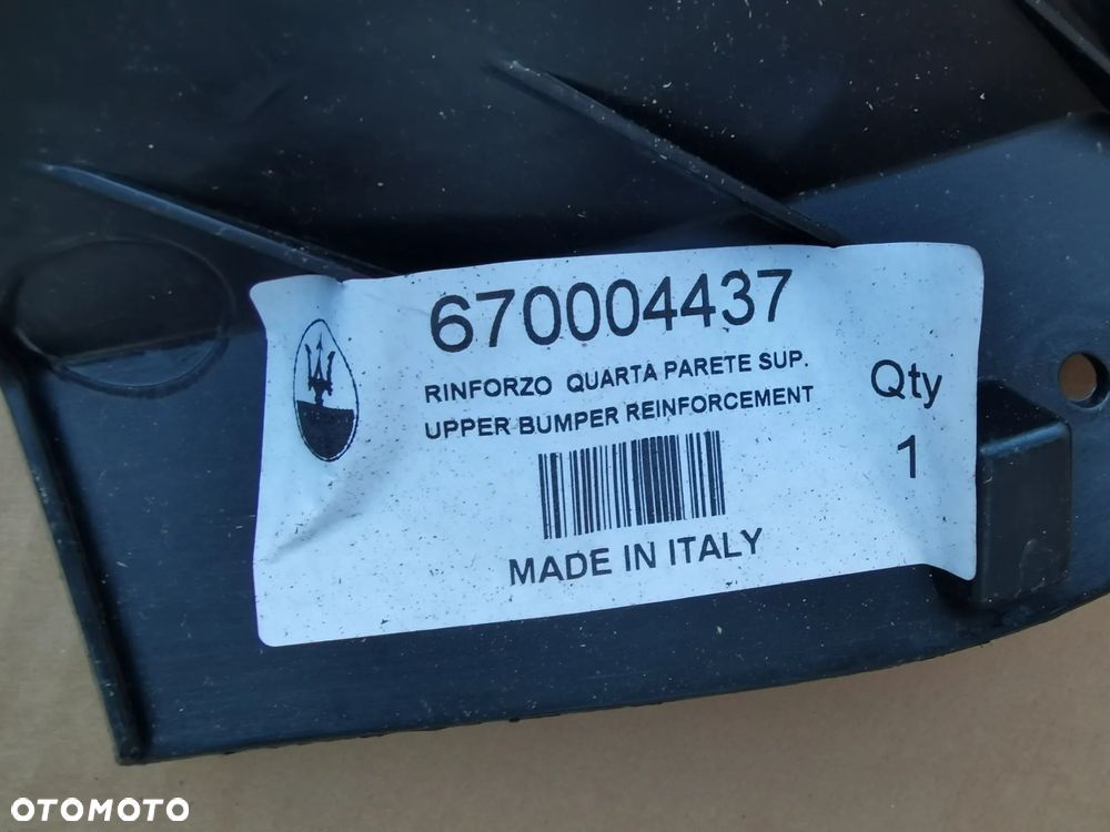 MASERATI GHIBLI WZMOCNIENIE GÓRA ZDERZAKA 670004437 - 3