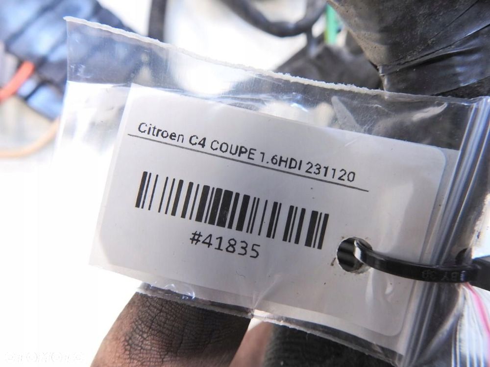 WIĄZKA INSTALACJA KOMORY SILNIKA CITROEN C4 I 1.6 HDI 9663850880 - 4
