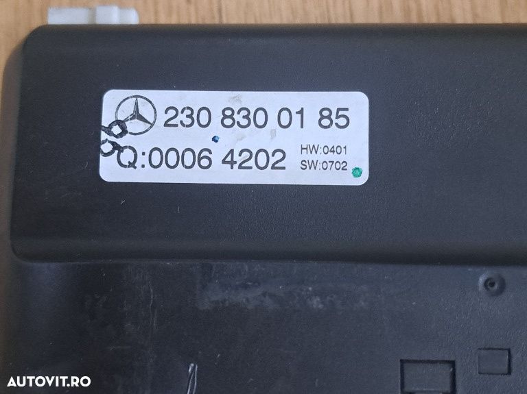 Unitate comanda Panou Butoane Comenzi Climă Mercedes SL R230 - Cod A2308300185 - 2