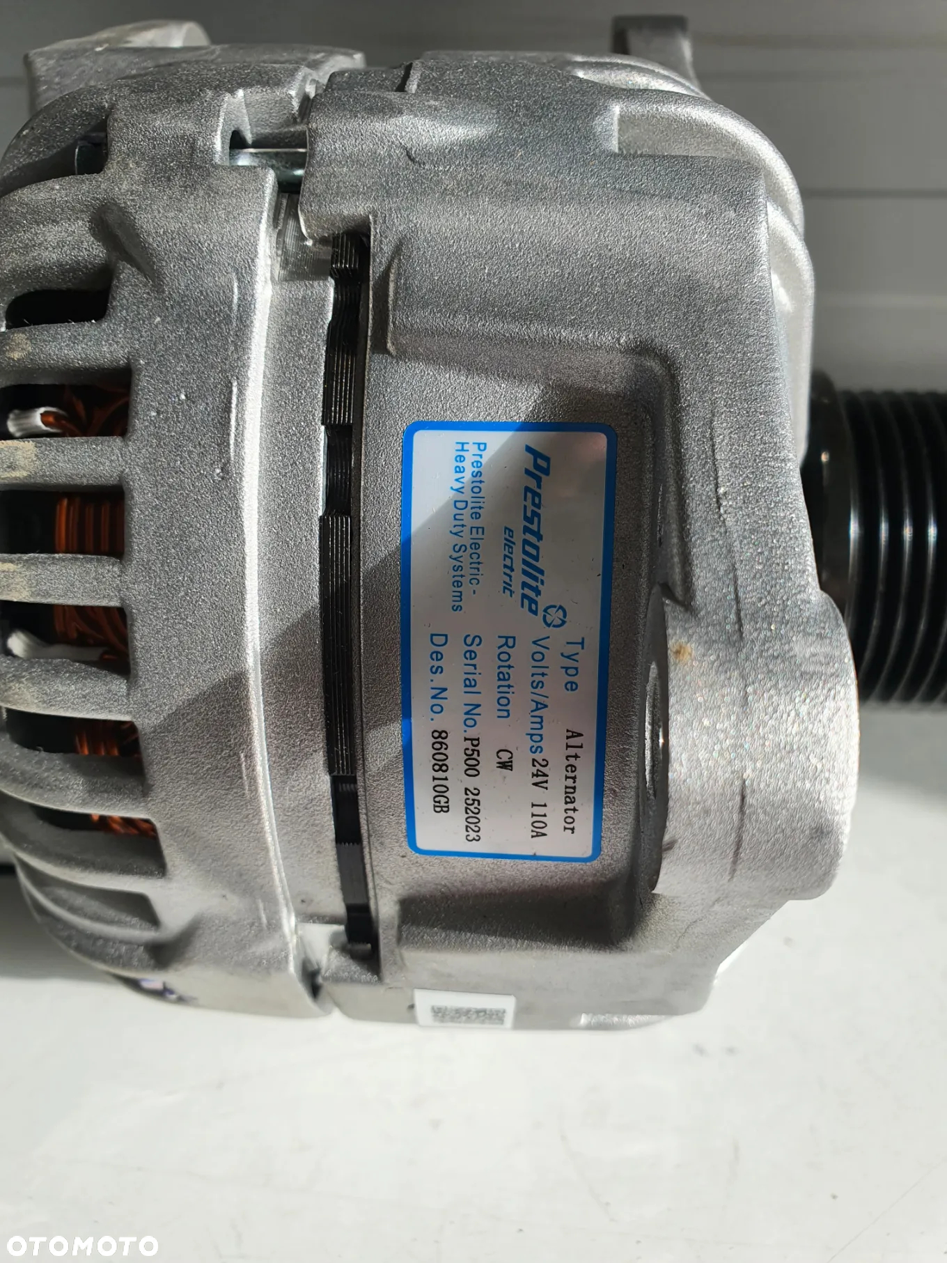 Alternator PRESTOLITE ELECTRIC 860810GB, 24 V, 110 A, Iveco, Cummins, Optare - 8