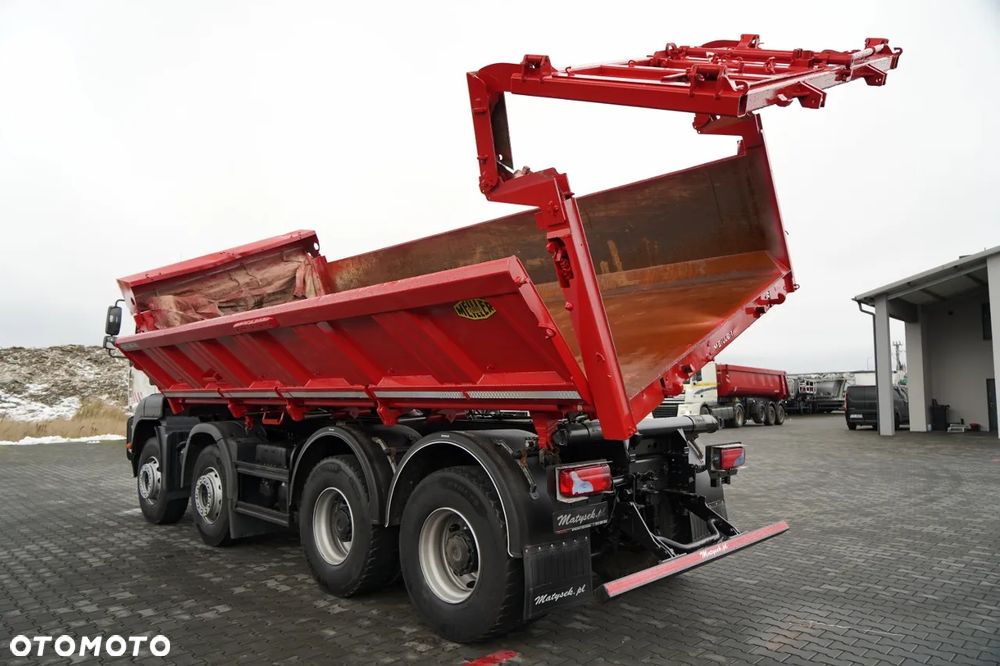 MAN TGA 35.400 / 8X4 / WYWROTKA 2 STR. / HYDROBURTA / HYDROKLAPA / MANUAL / MEILLER KIPPER - 8