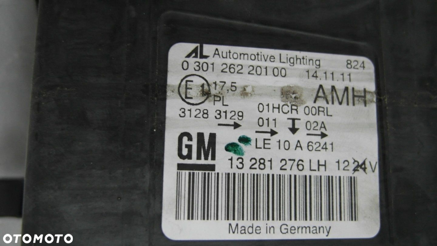OPEL ASTRA IV J GTC SOCZEWKA LAMPA PRZEDNIA LEWA - 9