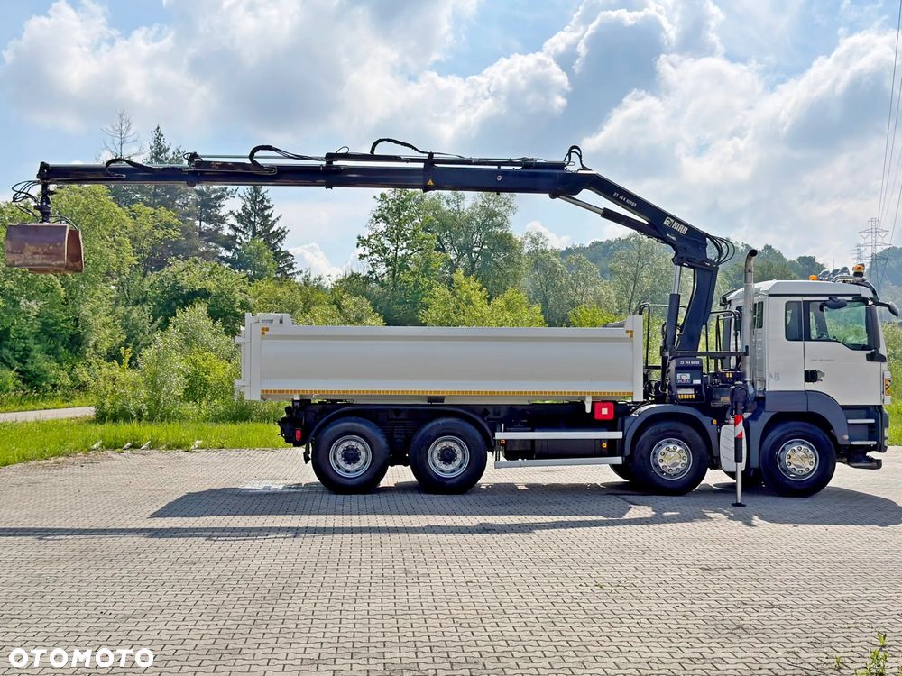 MAN TGS 35.440 *WYWROTKA 5,60 m + BORDMATIC*HIAB 144 E -3 HIDUO + PILOT*8x4 - 6