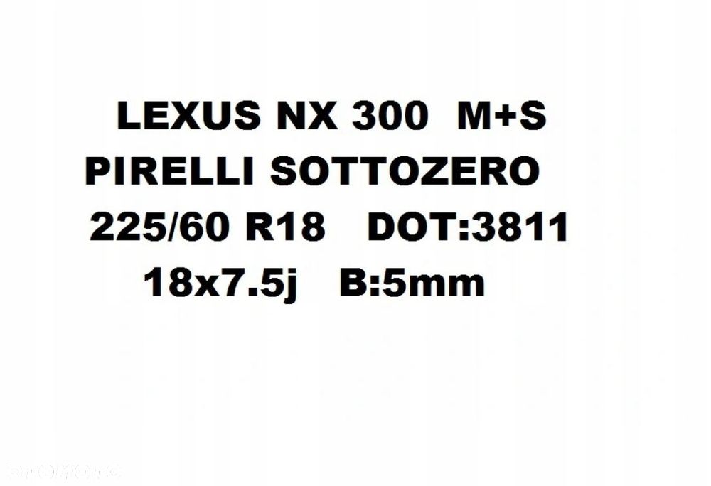 Koła felgi opony LEXUS NX300 NX 300 R18 MS - 9