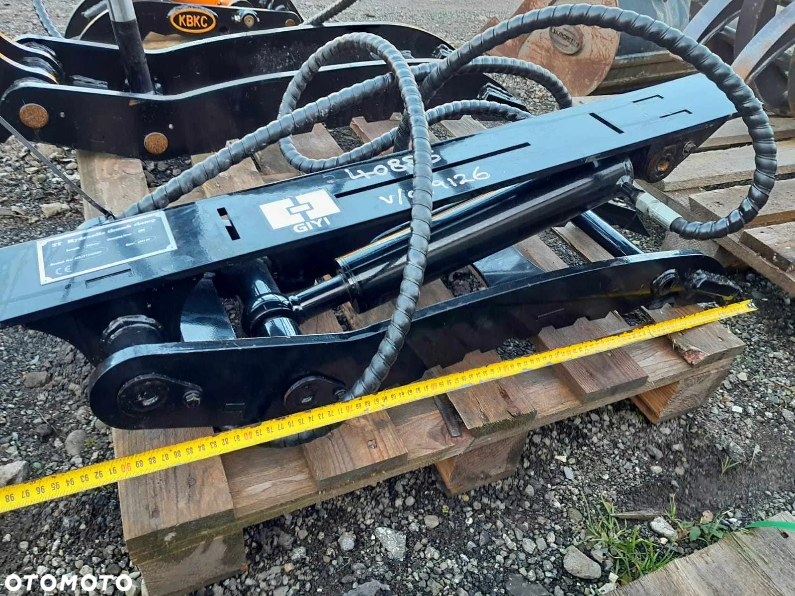 Kciuk hydrauliczny do koparki mini koparki 3t pazur hak chwytający łapa dociskowa chwytak NOWY - 7