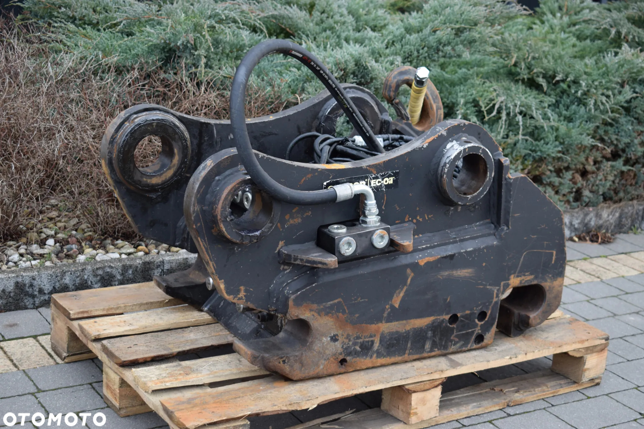 Szybkozłącze hydrauliczne Engcon EC- Oil QS80/ fi100 jak OilQuick - 3
