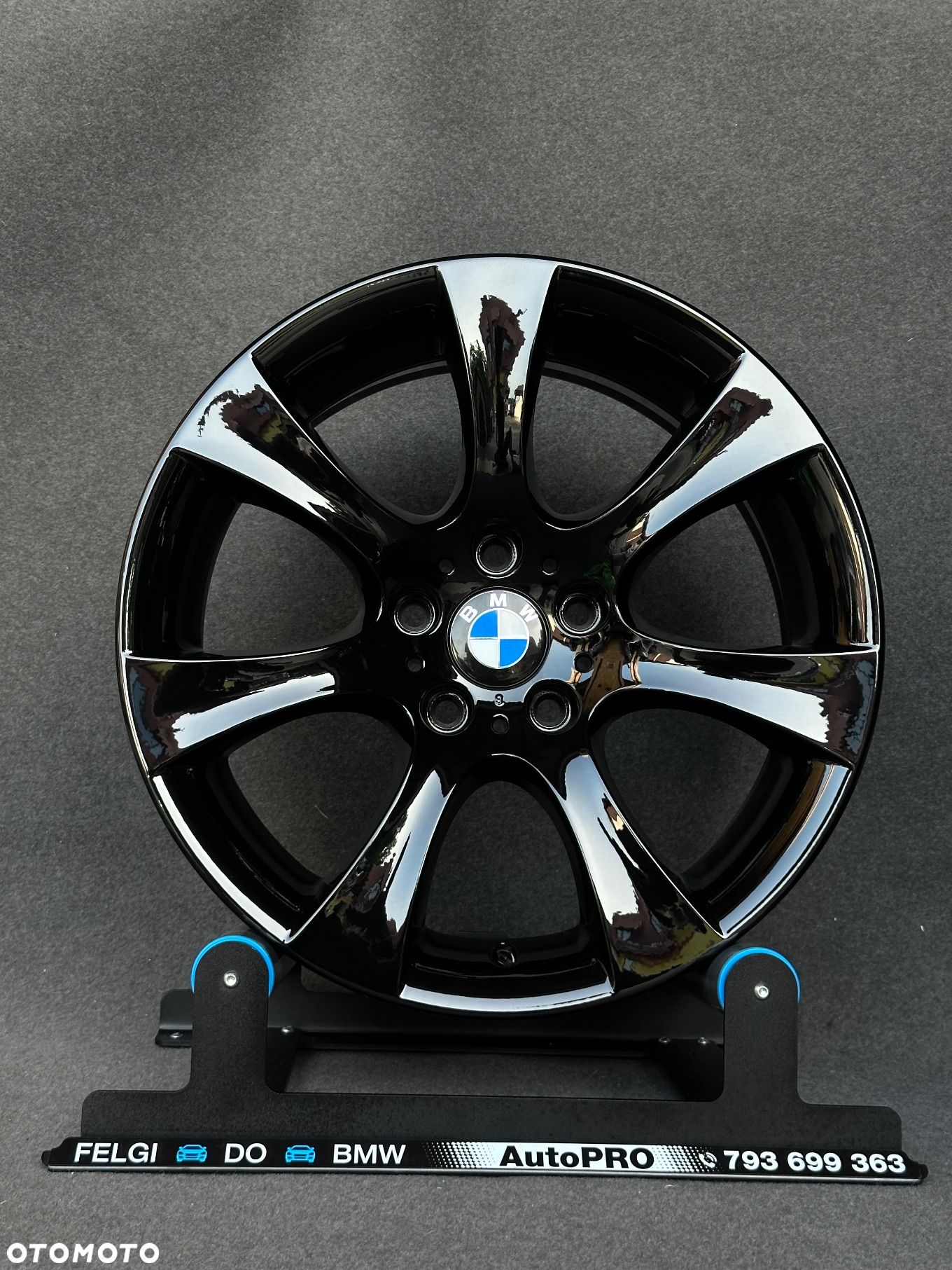 Felgi BMW Styling124 5x120 18” czarny połysk ORYGINALNE - 1