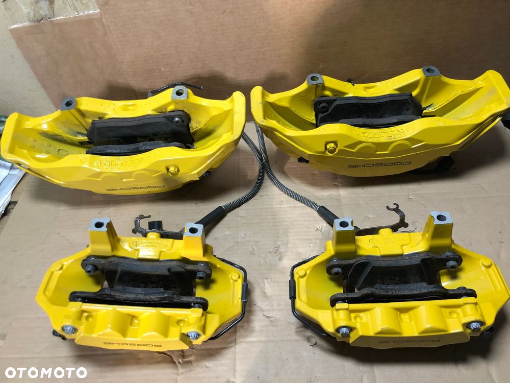 ZACISKI ZACISK HAMULCOWY PORSCHE PANAMERA 971 POD TARCZE CERAMICZNE  GWA!!! - 2