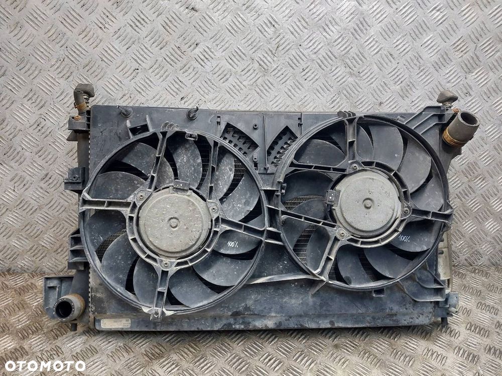 CHŁODNICE KOMPLET + WENTYLATORY OPEL VECTRA C 24418343 24418362 - 1