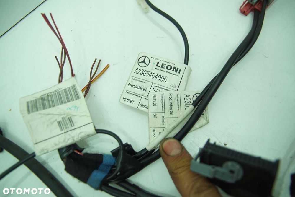 WIAZKA MODUŁU ŁADOWANIA AKUMULATORA A2305404006 MERCEDES SL R230 02 - 7