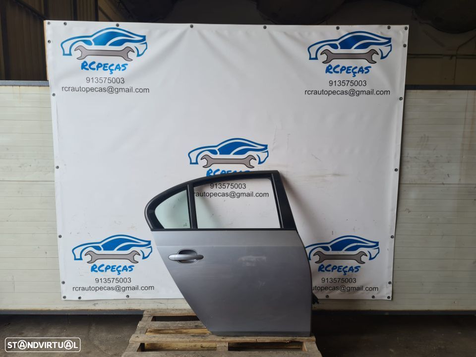 PORTA PORTAS TRASEIRA TRÁS DIREITA 41527202342 7202342 BMW SERIE 5 E60 SEDAN CARRO FECHO ELEVADOR MOTOR PUXADOR VIDRO - 1