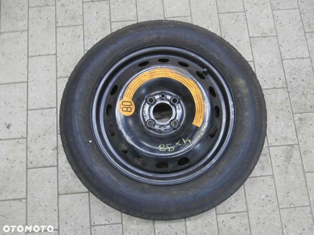 KOŁO DOJAZDOWE 125/90R15 CONTINENTAL FIAT 4X98 - 1