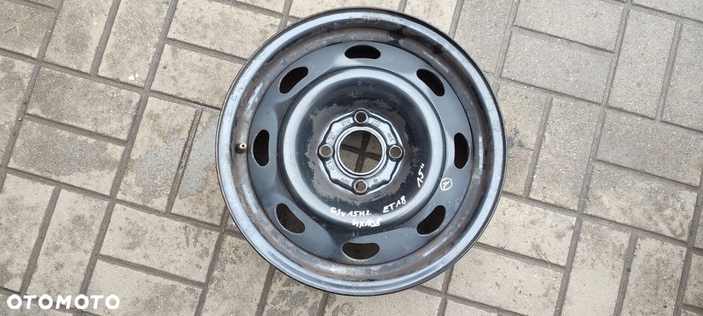 FELGI STALOWE 4x108 6Jx15 CALI ET18 CITROEN PEUGEOT KOMPLET 4 SZTUKI - 2